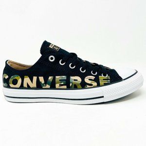 Converse Chuck Taylor All Star Ox Camo Black Logo Mens 4 Womens 6 Shoes 166234F